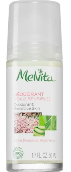 image of Melvita Les Essentiels Roll On Deodorant 50ml