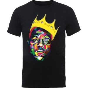 Image of Biggie Smalls - Crown Mens Large T-Shirt - Black
