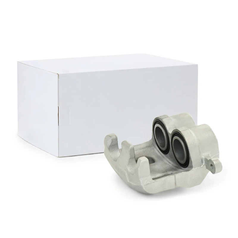 Image of RIDEX REMAN 78B1440R Brake caliper Front Axle, with holding frame Grey Cast Iron Brake Caliper (78)