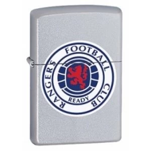 Image of Zippo Glasgow Rangers Satin Chrome Windproof Lighter