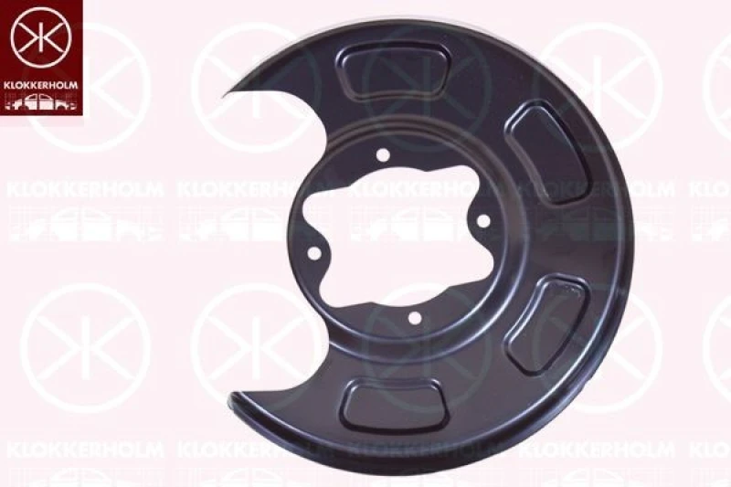 Image of KLOKKERHOLM Brake disc backing plate KLOKKERHOLM 3120877