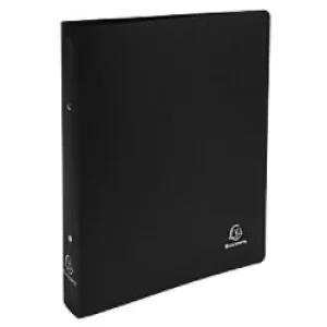 image of Exacompta Ring Binder Opaque 54691E Polypropylene A4 30 mm 2 ring Black Pack of 15