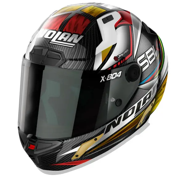 Image of Nolan X-804 RS Ultra Carbon SBK 023 Full Face Helmet Size L