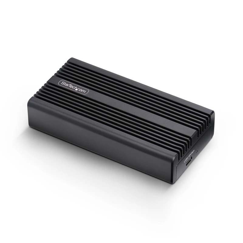 Image of StarTech.com StarTech.com USB4 M.2 NVMe Enclosure, 40Gbps, External USB-C/Thunderbolt NVMe SSD Enclosure, Aluminum Heatsink Case, B+M/M-Key 1USB4-NVME