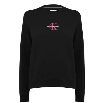 Calvin Klein Jeans Mono Logo Crew Neck Sweater - 0K5 CK BLACK