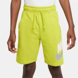 image of Nike HBR Fleece Shorts Junior Boys - Green