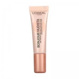 Image of LOreal Bonjour Nudista Skin Tint Medium Dark BB Cream 12ml
