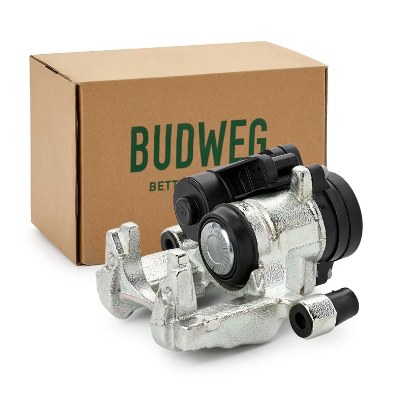 Image of BUDWEG CALIPER 344836 Brake caliper Rear Axle Left, with electric motor Brake Caliper (78)