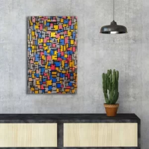 Image of FAMOUSART-049 Multicolor Decorative Canvas Painting