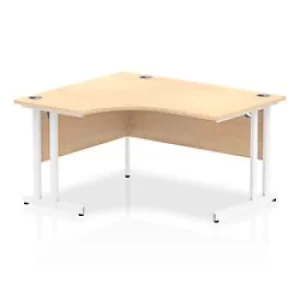 image of Dynamic Ergonomic Desk Impulse ICDLC14WMPE Rectangular MFC 1200 mm x 800 mm x 725mm Grey Oak