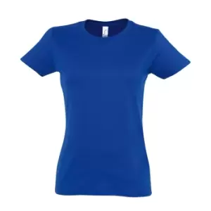 Image of SOLS Womens/Ladies Imperial Heavy Short Sleeve T-Shirt (3XL) (Royal Blue)