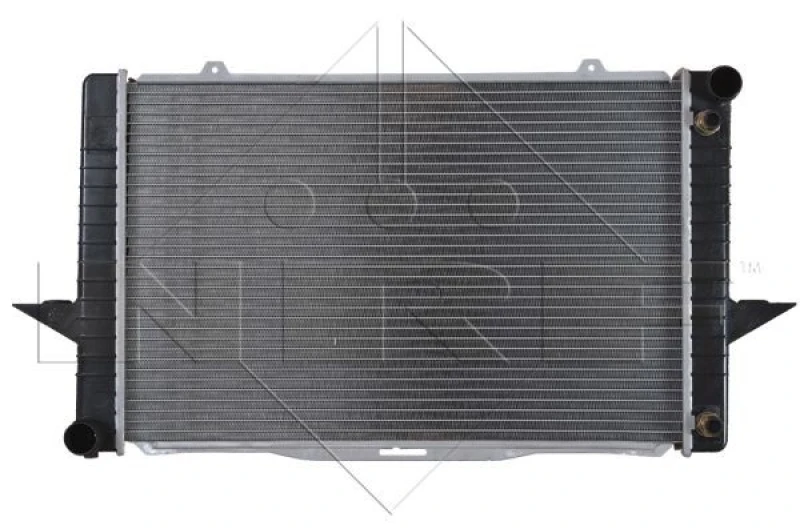 Image of NRF 529509 Engine radiator Brazed cooling fins, Aluminium, with mounting parts Aluminium Radiator,engine cooling (470)