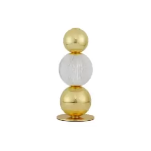 Image of Gananoque Integrated LED Table Lamp Gold Aluminium LED 4W 230V 231Lm 3200K - Merano