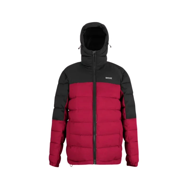 Image of Regatta Men Aldthorn Insulated Padded Jacket in Maroon Size: Medium Maroon M Male 5063516132844