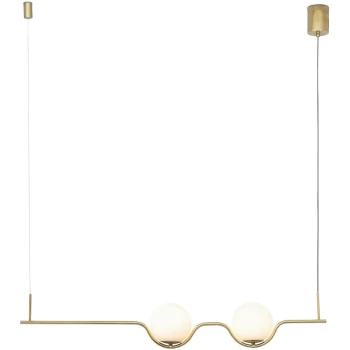 image of Faro Le Vita - LED Pendant Gold 2x 6W 2700K