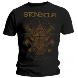 Image of Stone Sour Pyramid Mens Black T Shirt: Small