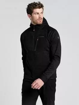 Image of Craghoppers Tarbert Zip Hood Sweat, Black Size M Men