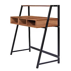 Image of Nautilus Designs Workstations - Home Office Model: Bdw/I203/Bk-Wn Wood