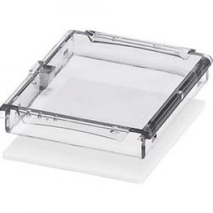 Image of DIN rail casing lid 45 x 53.6 x 8 Polycarbonate PC Transpa