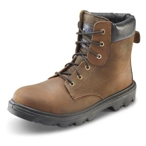 Image of Click Footwear Sherpa Dual Density 6" Boot PU Rubber Size 11 Brown Ref