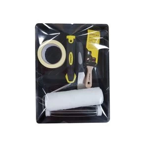 Stanley Tools Roller & 2" Stubby Max Finish Brush Set, 6 Piece