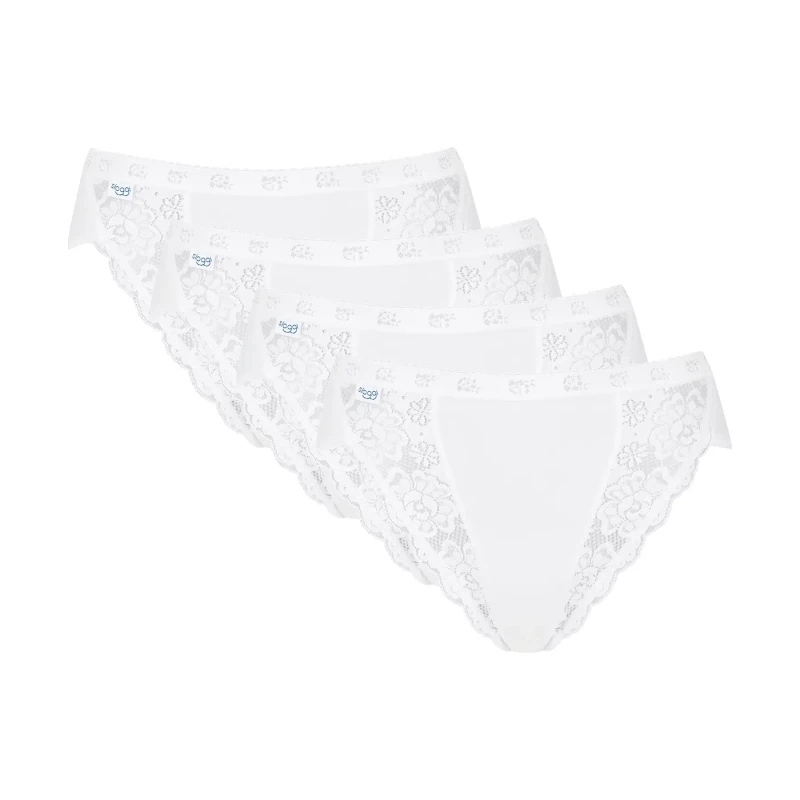 Image of Sloggi Womens briefs Sloggi Chic Tai 4P Blanc Female 38