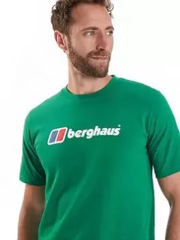 Image of Berghaus Big Classic Logo Tee - Verdant Green, Verdant Green, Size S, Men