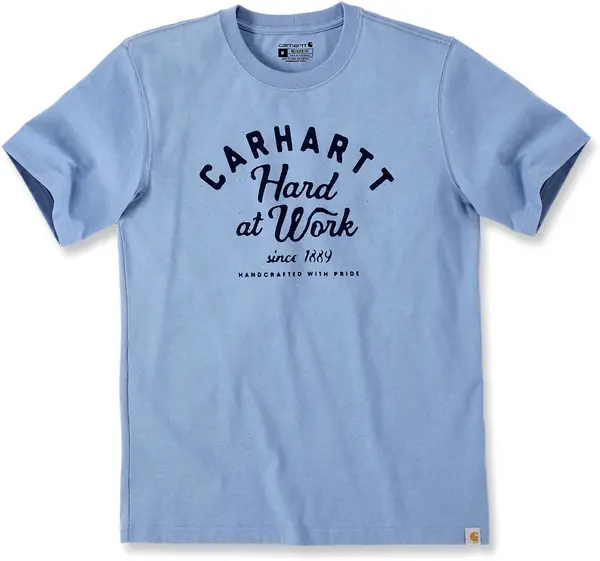Image of Carhartt Reladex Fit Heavyweight Graphic T-Shirt, blue, Size 2XL