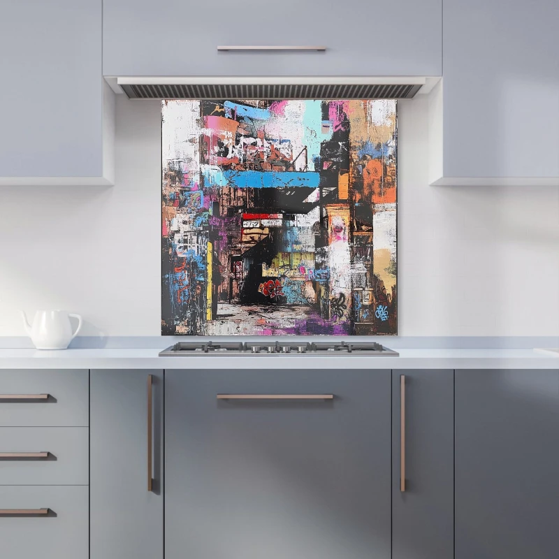 Image of Designer Kitchen Splashbacks Jasper Reed: 00038 Kitchen Splashback Size: 600mm x 750mm Multicolor Unisex 600mm x 750mm