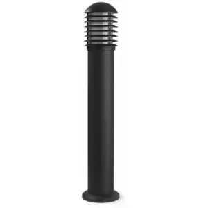 Image of Balizas bollard 90cm, aluminum and polycarbonate, urban gray