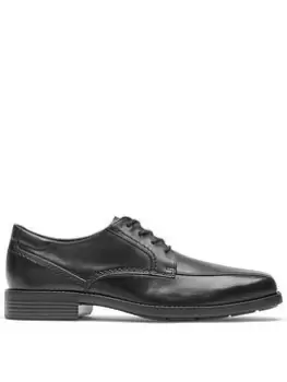 Image of Rockport Greyson Square Toe Formal Lace Up Shoe - Black, Size 9, Men