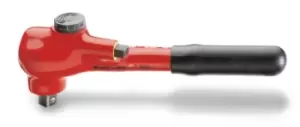 image of Beta Tools 920 MQ/55A VDE 1000V Insulated 1/2" Socket Locking Reversible Ratchet