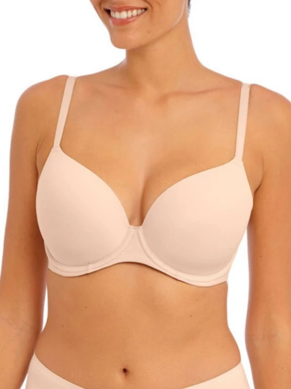 Image of Freya Womens underwired t-shirt molded bra Freya Undetected Beige Female 100I