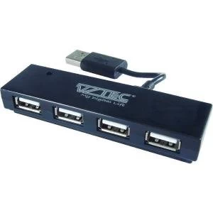 Image of VZTEC USB 2.0 Hub 4-Port PC Power ed 25-0054