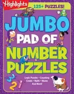 Image of jumbo pad of number puzzles