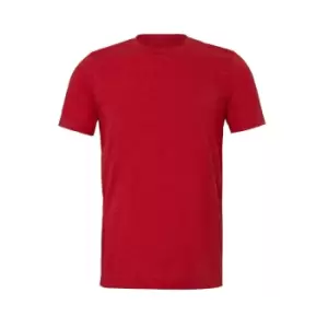 Image of Bella + Canvas Adults Unisex Heather CVC T-Shirt (XS) (Heather Red)