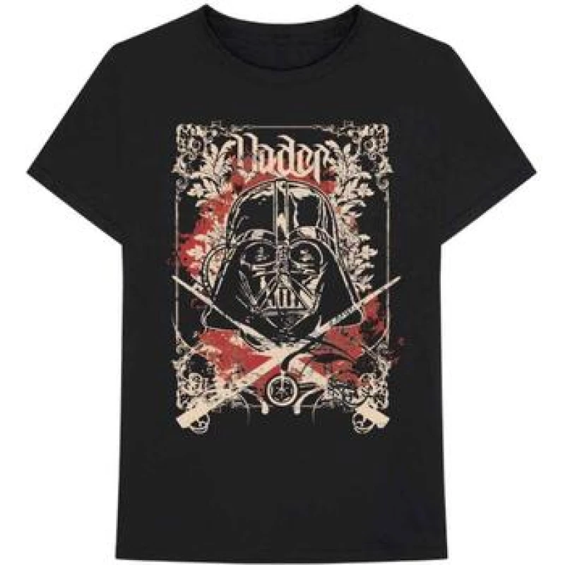 Image of Star Wars Star Wars Men Darth Vader T-Shirt in Black Size: X-Large Black XL Male 5063574186759