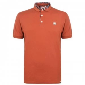 image of Pretty Green Psychedelic Print Collar - Orange