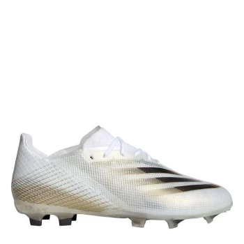 Image of adidas X Speedflow.1 Firm Ground Boots Kids - White/MetGold