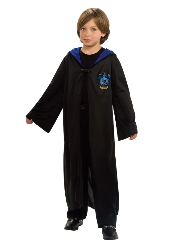 Image of Harry Potter Ravenclaw Robe Child Costume One Colour WZH45 Unisex 11-14,3-6,7-10