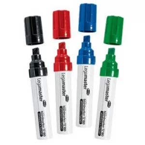 image of Legamaster 7-118094 boardmarker TZ 180 Whiteboard marker Blue, Green, Red, Black 4 pcs/pack