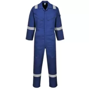 image of Portwest - C814RBRXL - sz Long XL Iona Cotton Coverall - Royal Blue - Royal Blue