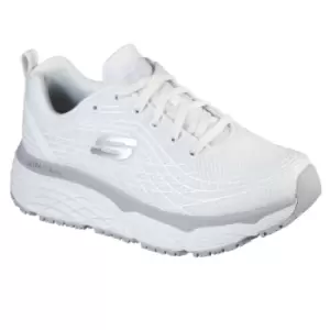 image of Skechers Womens/Ladies Max Cushioning Elite Sr Safety Shoes (6 UK) (White)