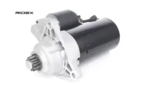 Image of RIDEX Starter motor VW 2S0009 1516812R,02B911023D,02B911023DX Starter,Engine starter,Engine starter motor 02B911023J,02B911023L,02B911023LX,02B911023N