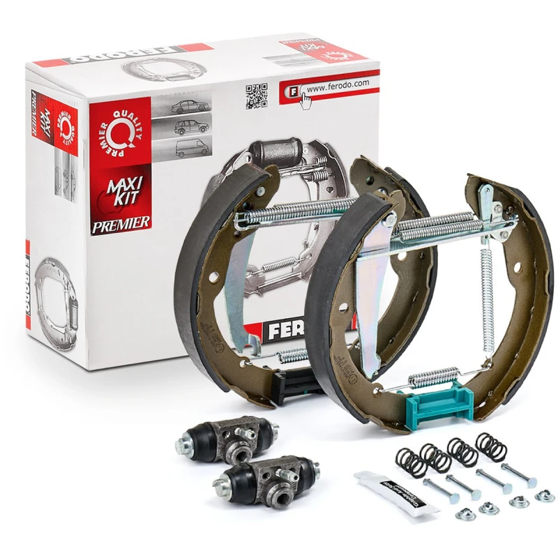 Image of FERODO FMK336 Brake Set, drum brakes with wheel brake cylinder Brake Set,drum brakes (3859)