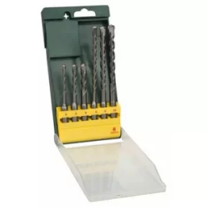 Image of Bosch Accessories Promoline 2607019447 Carbide metal Hammer drill bit set 6 Piece 5 mm, 6 mm, 6 mm, 8 mm, 8 mm, 10 mm SDS-Plus 1 Set