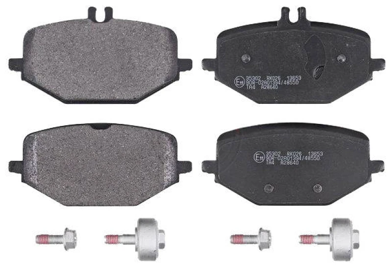 Image of A.B.S. 35302 Brake pad set prepared for wear warning indicator Brake Pad Set,disc brake (402)