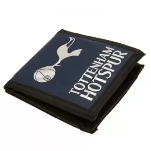 image of Tottenham Hotspur FC Touch Fastening Canvas Wallet (One Size) (Navy/Black/White)