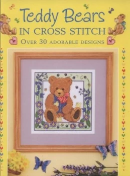 Image of Teddy bears in cross stitch by Sue Cook