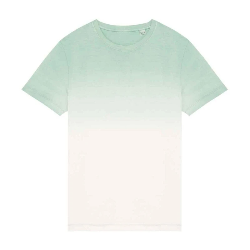 Image of Native Spirit Mens Dip Dye T-Shirt in Jade Size: Large Jade Male L